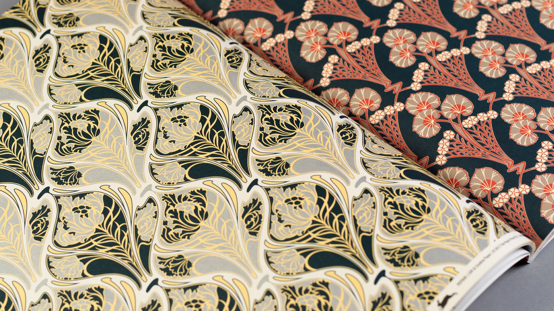 Gift Wrap and Creative Paper Book / Art Nouveau