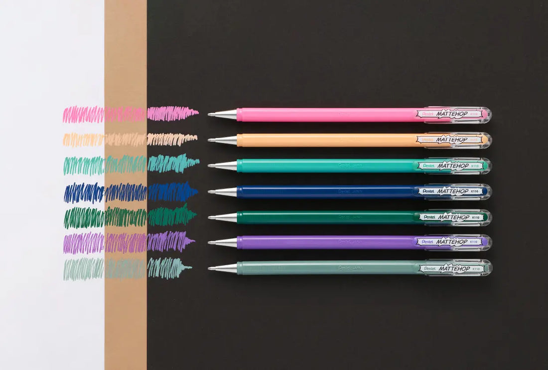 Pentel MATTEHOP Dream Colors / Set of 7 / 1.0 mm