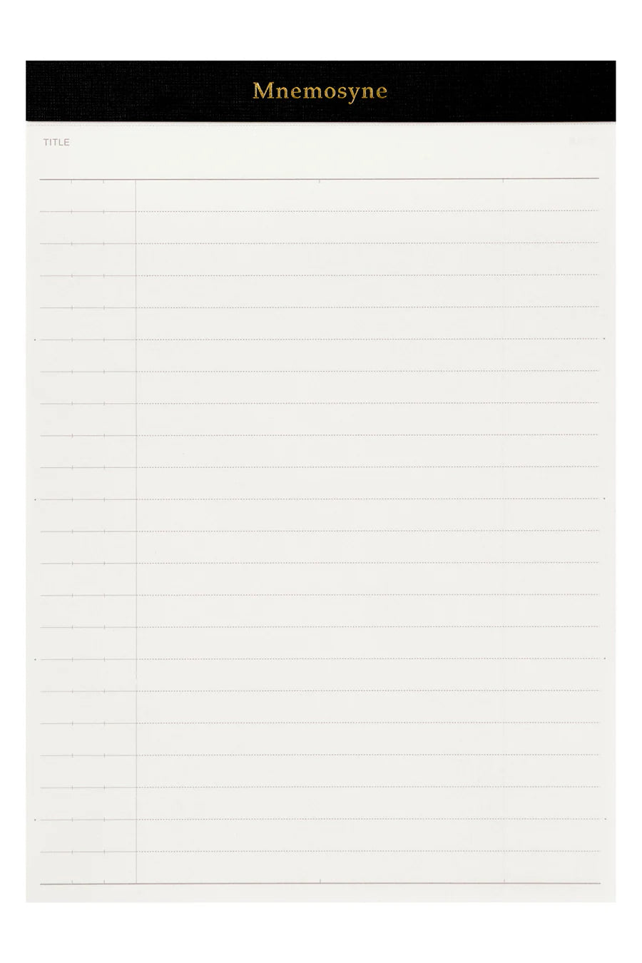 Mnemosyne Notepad P169X3 / 8mm, Horizontal Ruled, A5, 3 book pack