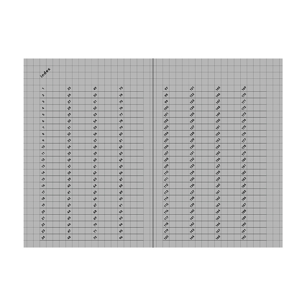 Daigo isshoni. Grid Notebook / A6 / Blue