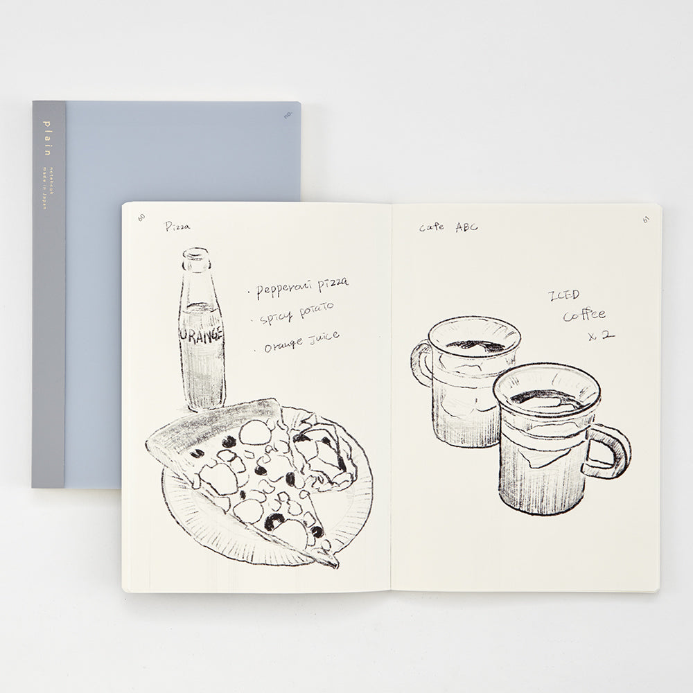 Daigo isshoni. Blank Notebook / A5 / Blue