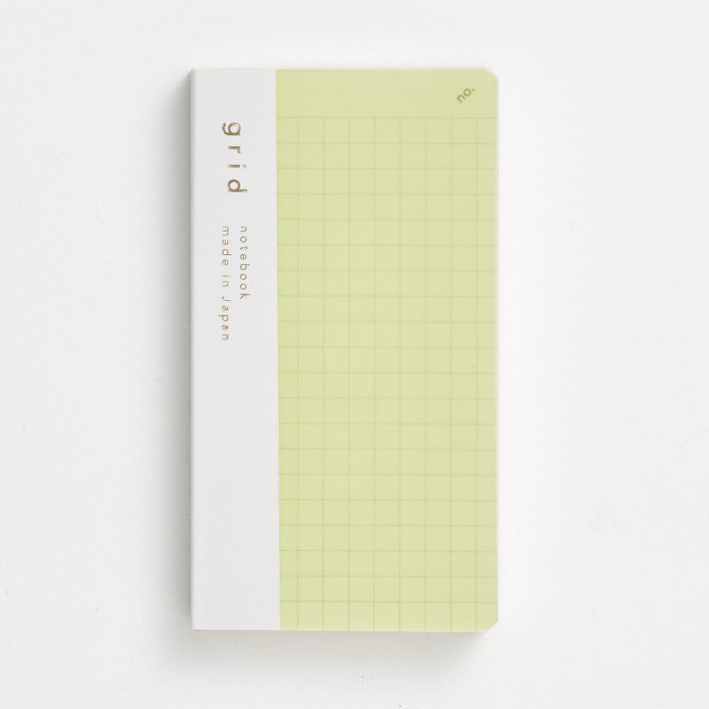 Daigo isshoni. Mini Grid Notebook / Green