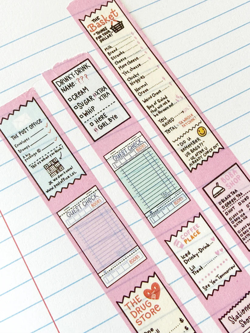 I Have Receipts Washi Tape / Stationery Store Day Exclusive!