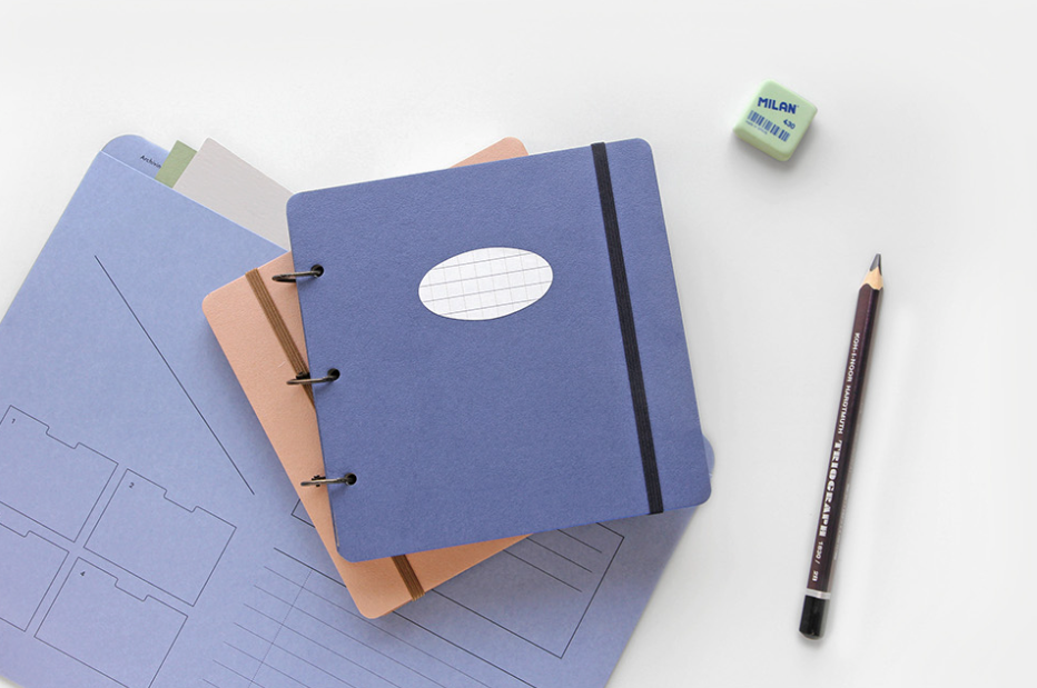 Small Open Book Diary / Moss Green