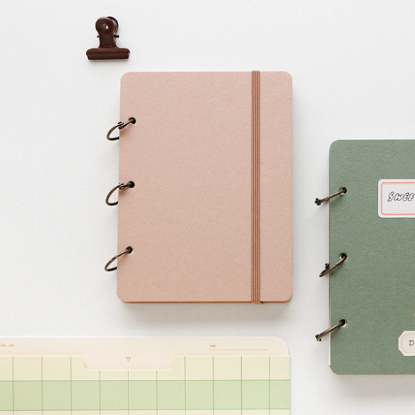 Small Open Book Diary / Sand Beige