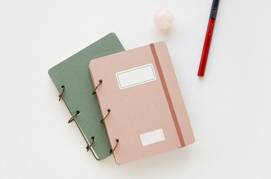 Small Open Book Diary / Sand Beige