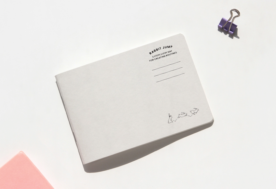 Rabbit 3-Step Routine Notebook