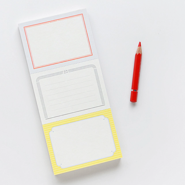 Letter Memo Pad