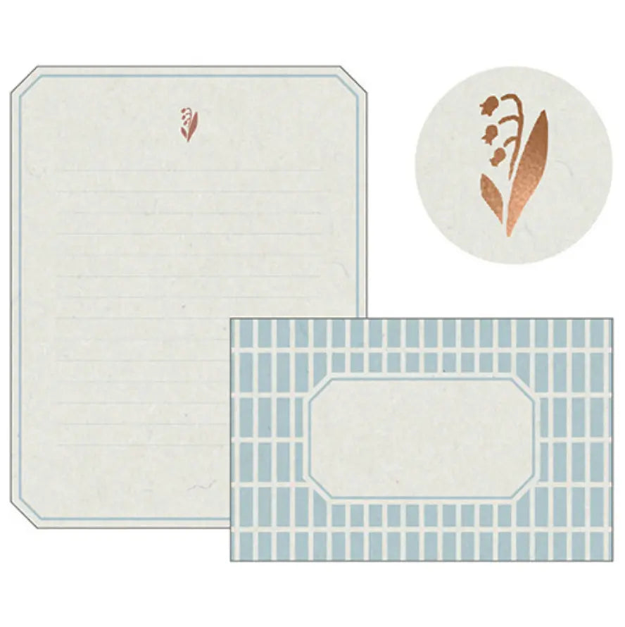 Le Lin Letter Set/ Brick Sky / Lily of the Valley