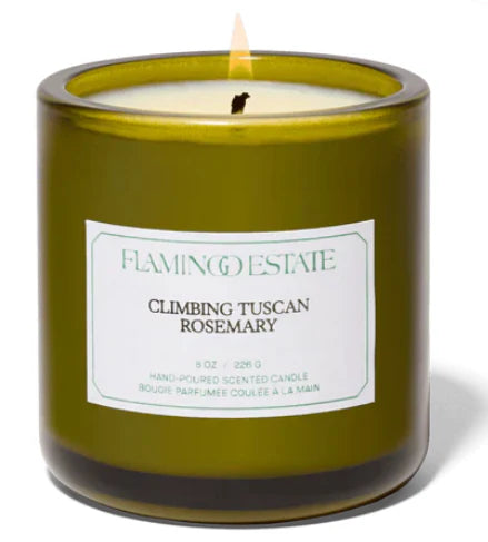 Climbing Tuscan Rosemary Candle by Flamingo Estate