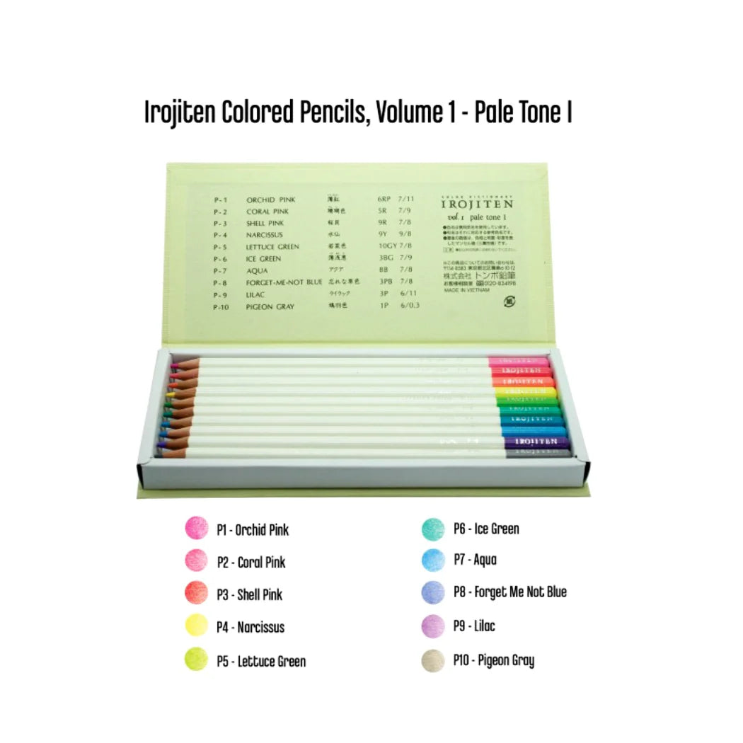 Tombow Irojiten Colored Pencil Dictionary Set / Rainforest