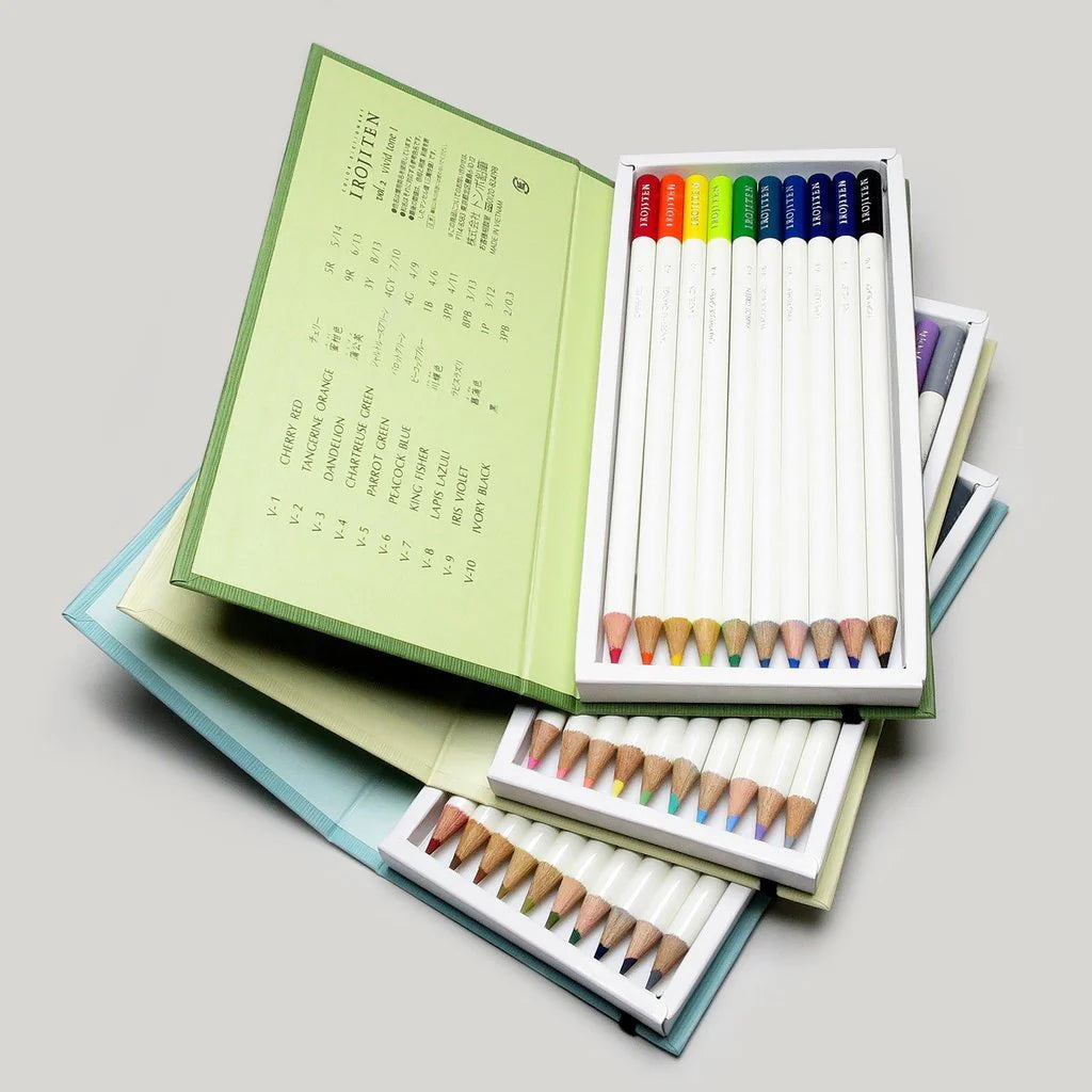 Tombow Irojiten Colored Pencil Dictionary Set / Rainforest