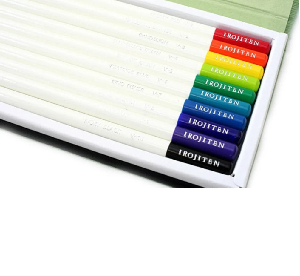 Tombow Irojiten Colored Pencil Dictionary Set / Rainforest