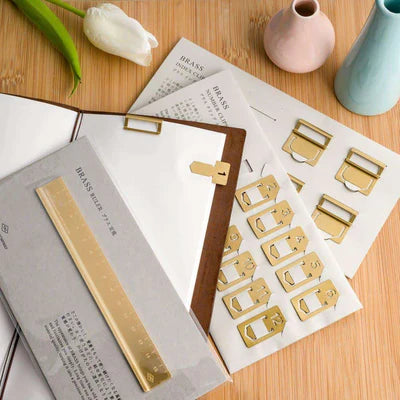 Brass Number Clips