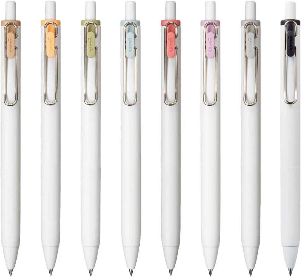 Uniball One Gel Pen / 0.38mm / 8 Pack / Fika Color