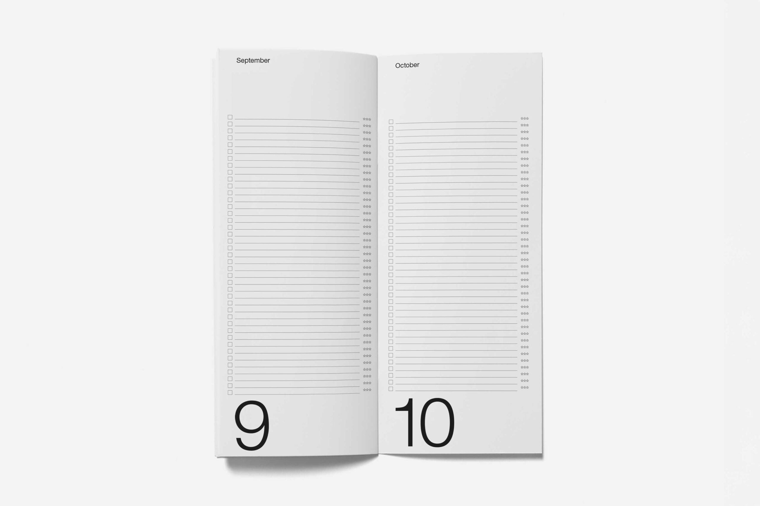 Marjolein Delhaas Year Plan / Brown