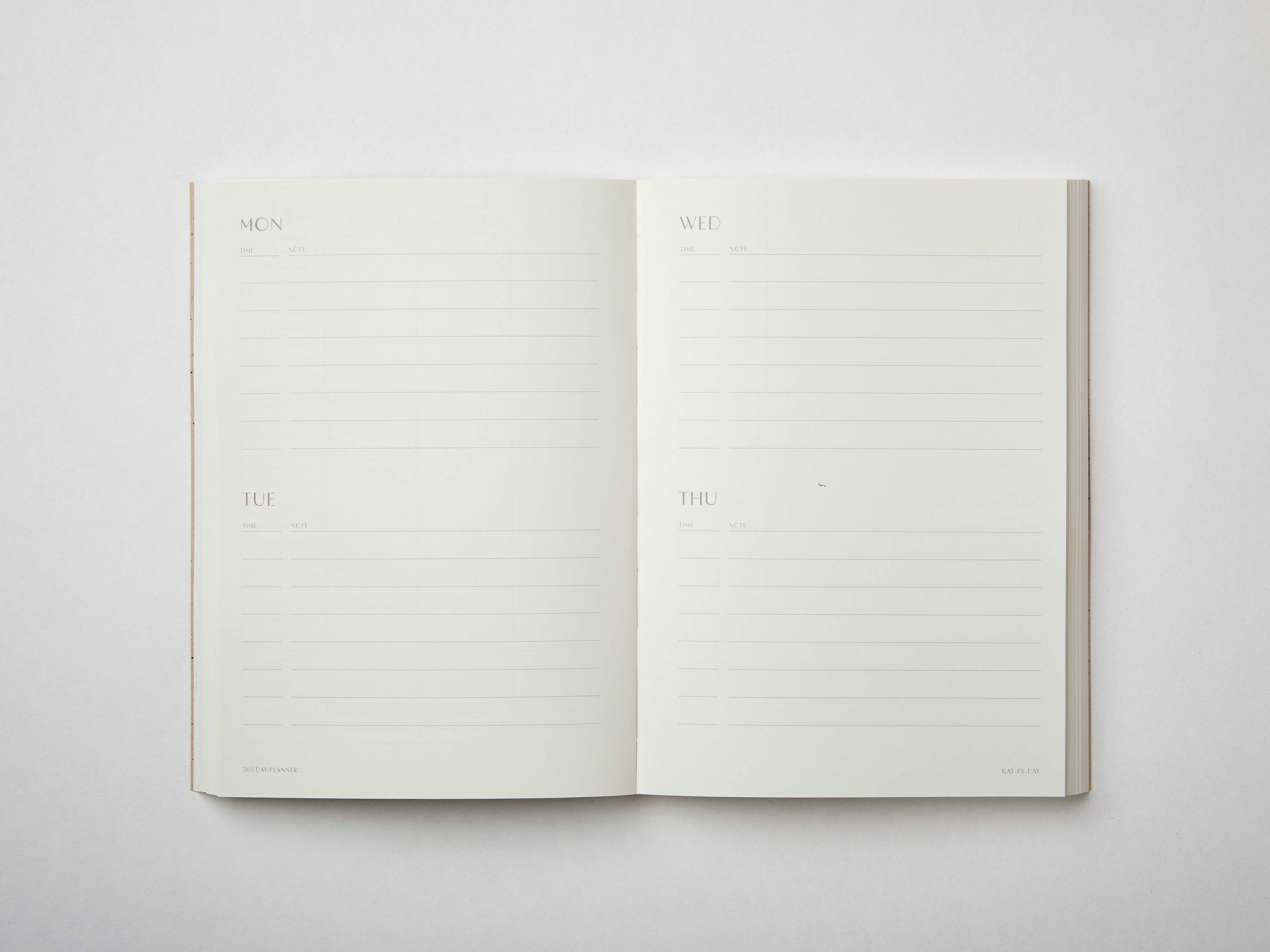 365 Undated Planner / Moss Green