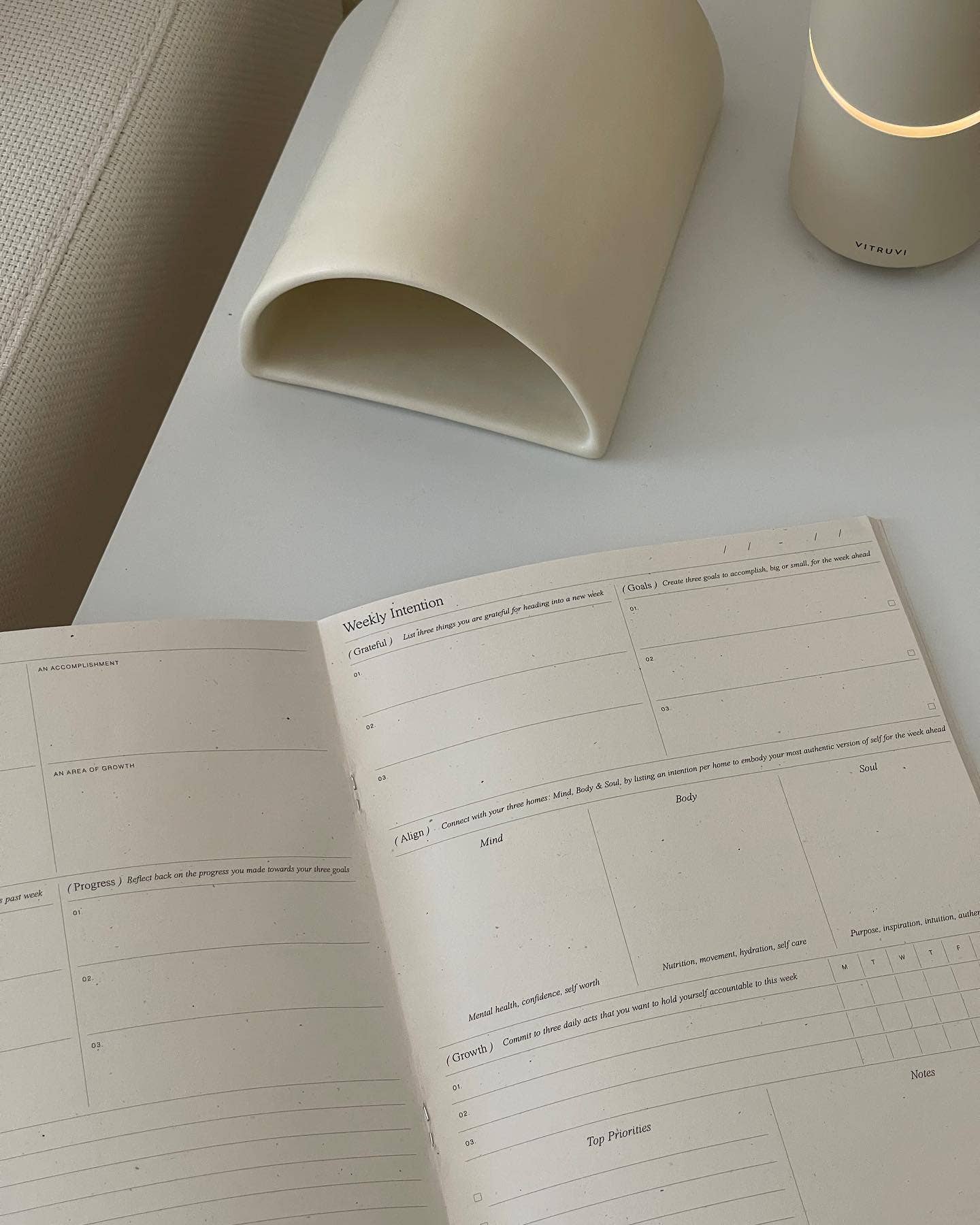 Minimalist Week Planner by Wilde House