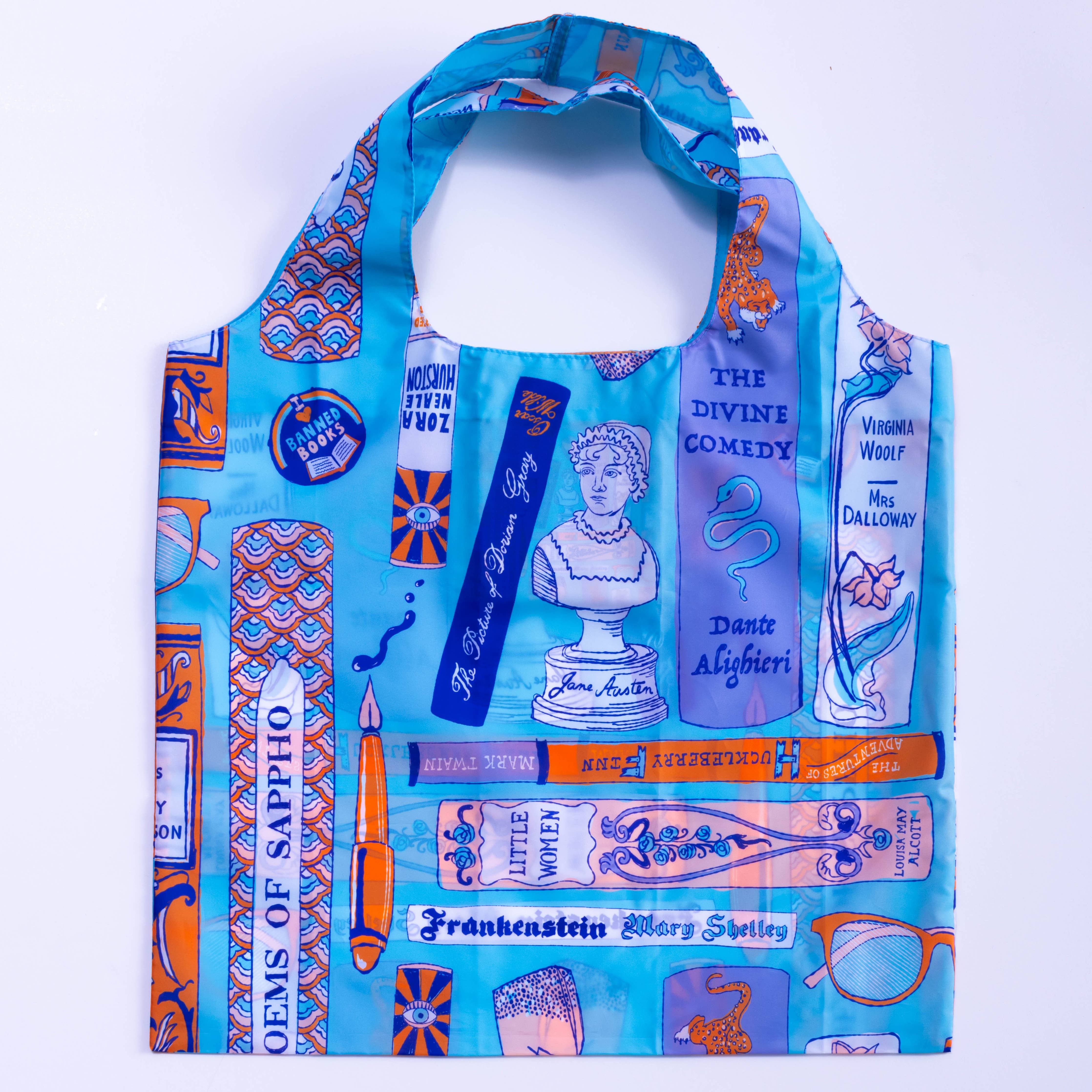 Bookbag Art Reusable Tote