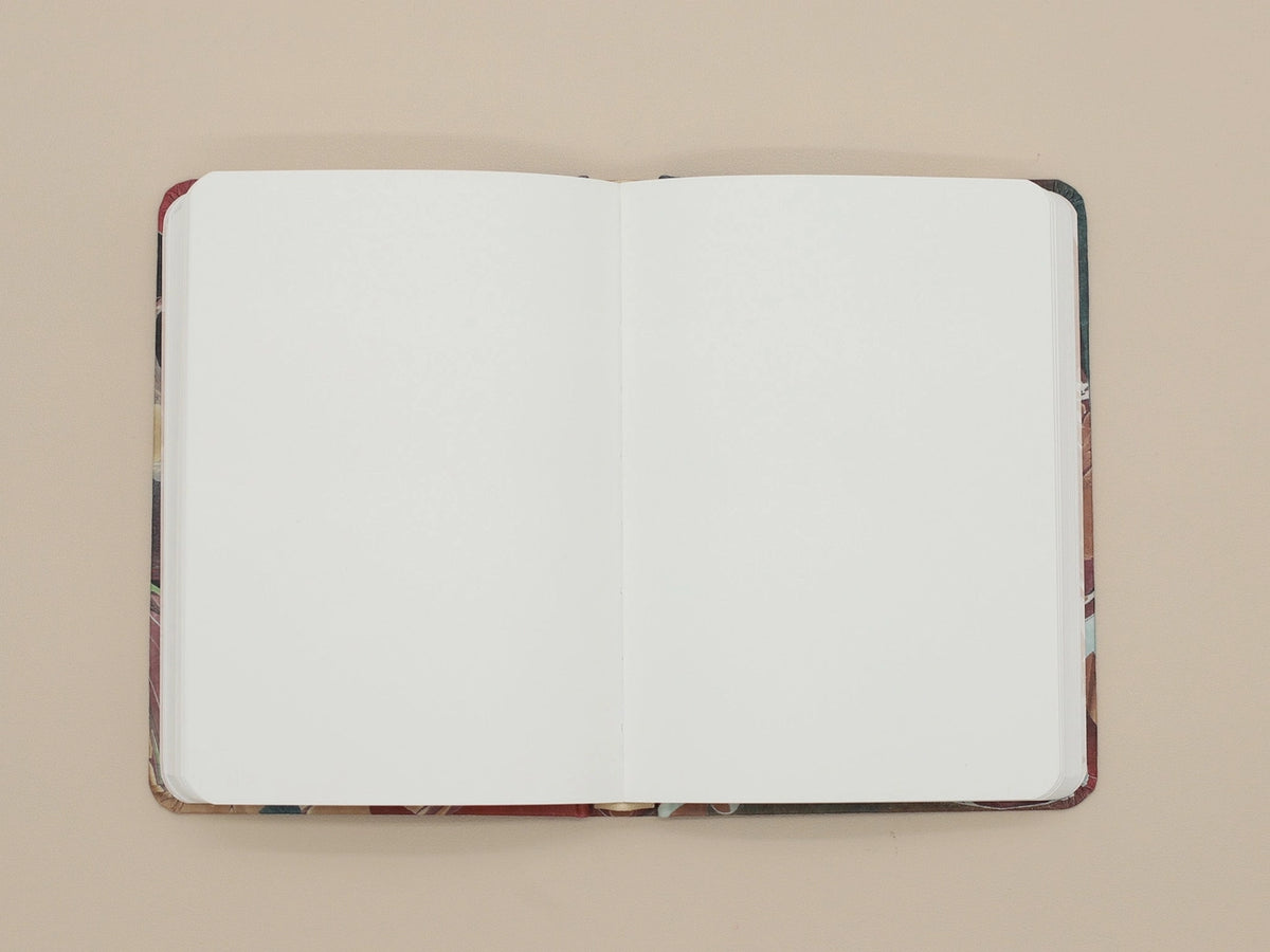 Marble Hardcover Notebook / B6 / Carnelian