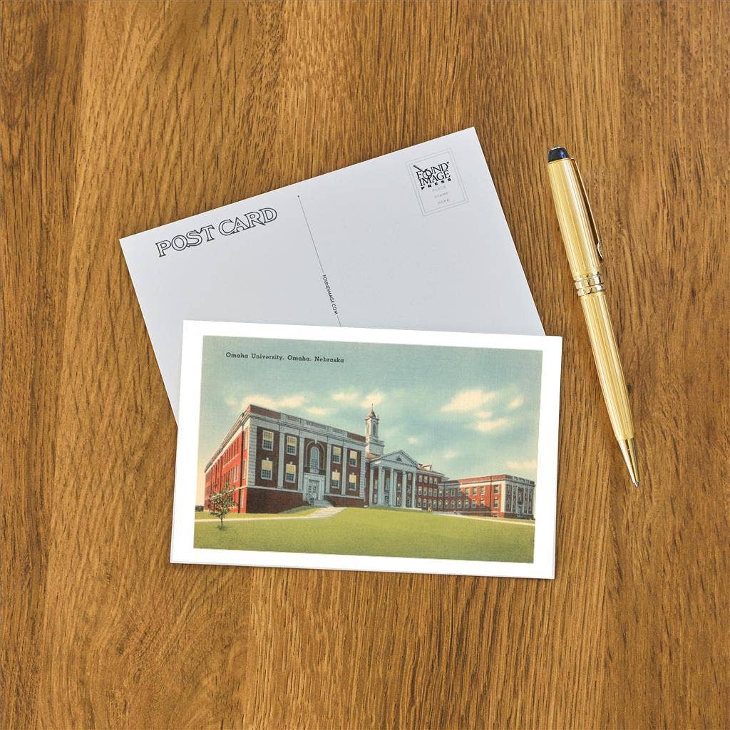 Omaha University Postcard