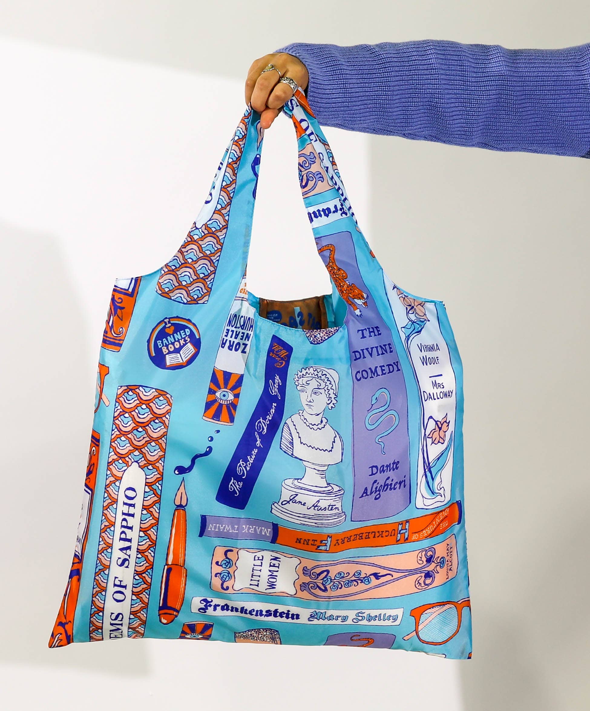 Bookbag Art Reusable Tote