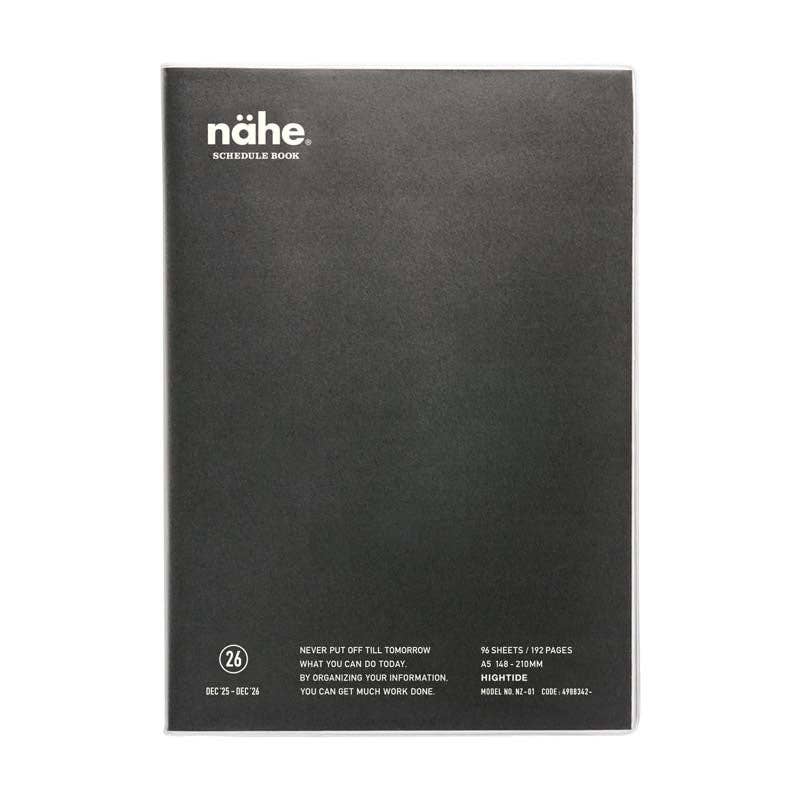 2026 Weekly Planner Nahe A5 Vertical / Gray
