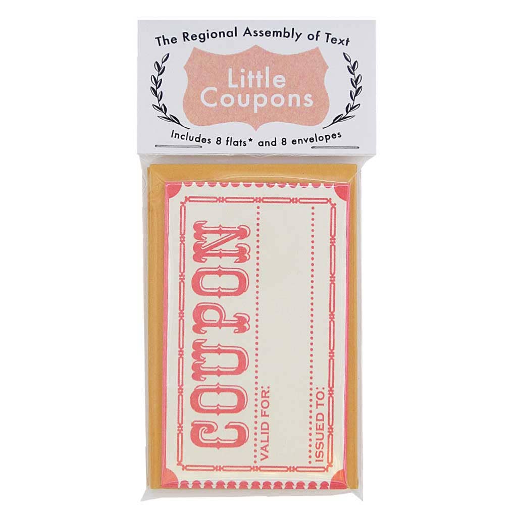 Little Coupon Cards / Pack of 8