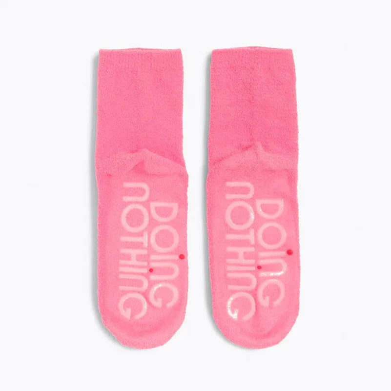 Doing Nothing Cozy Grip Socks