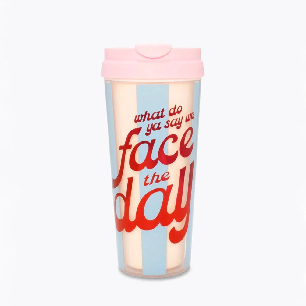 Face the Day Thermal Mug