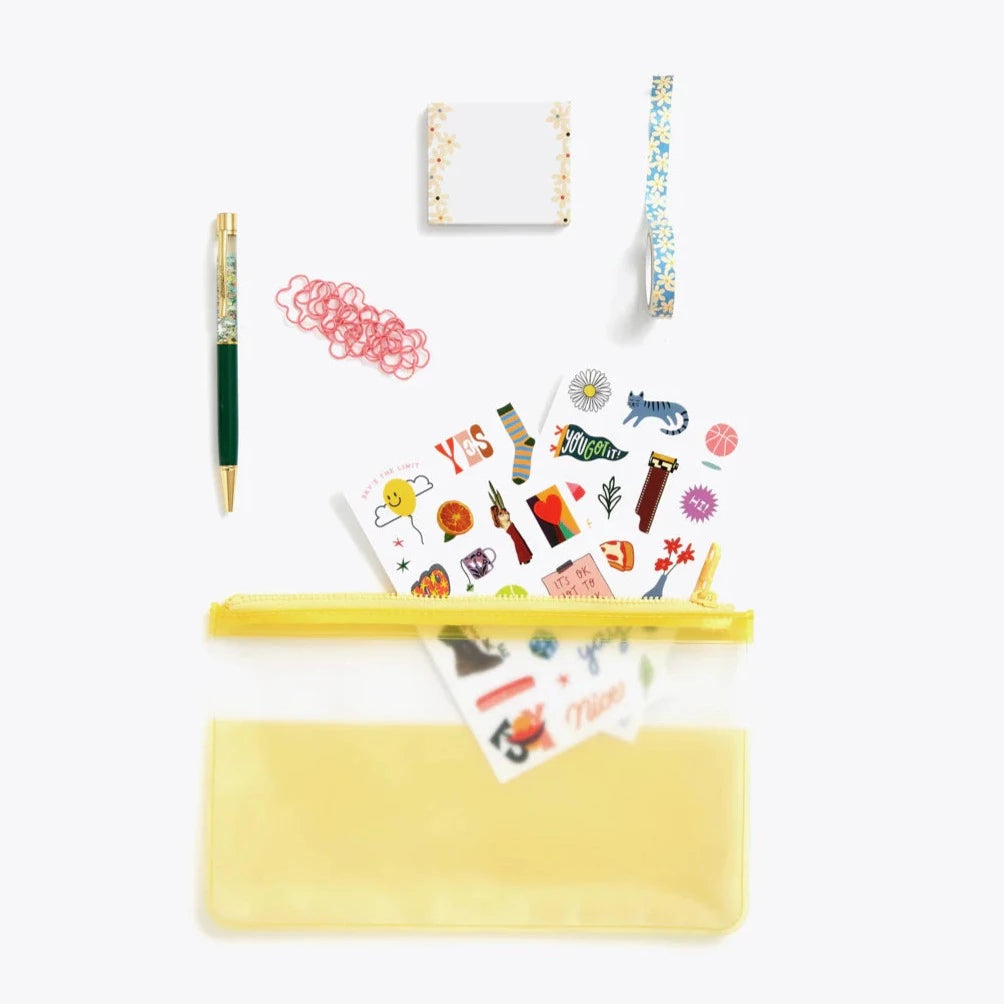 Planner Supplies Pack / Yellow