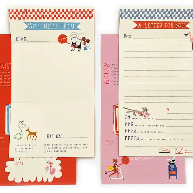 Animal Menagerie Stationery Kit