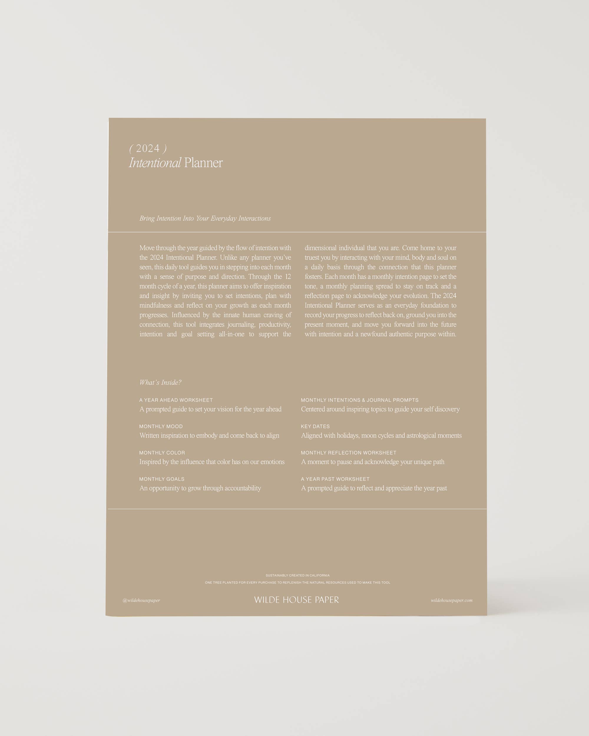 2024 Intentional Planner