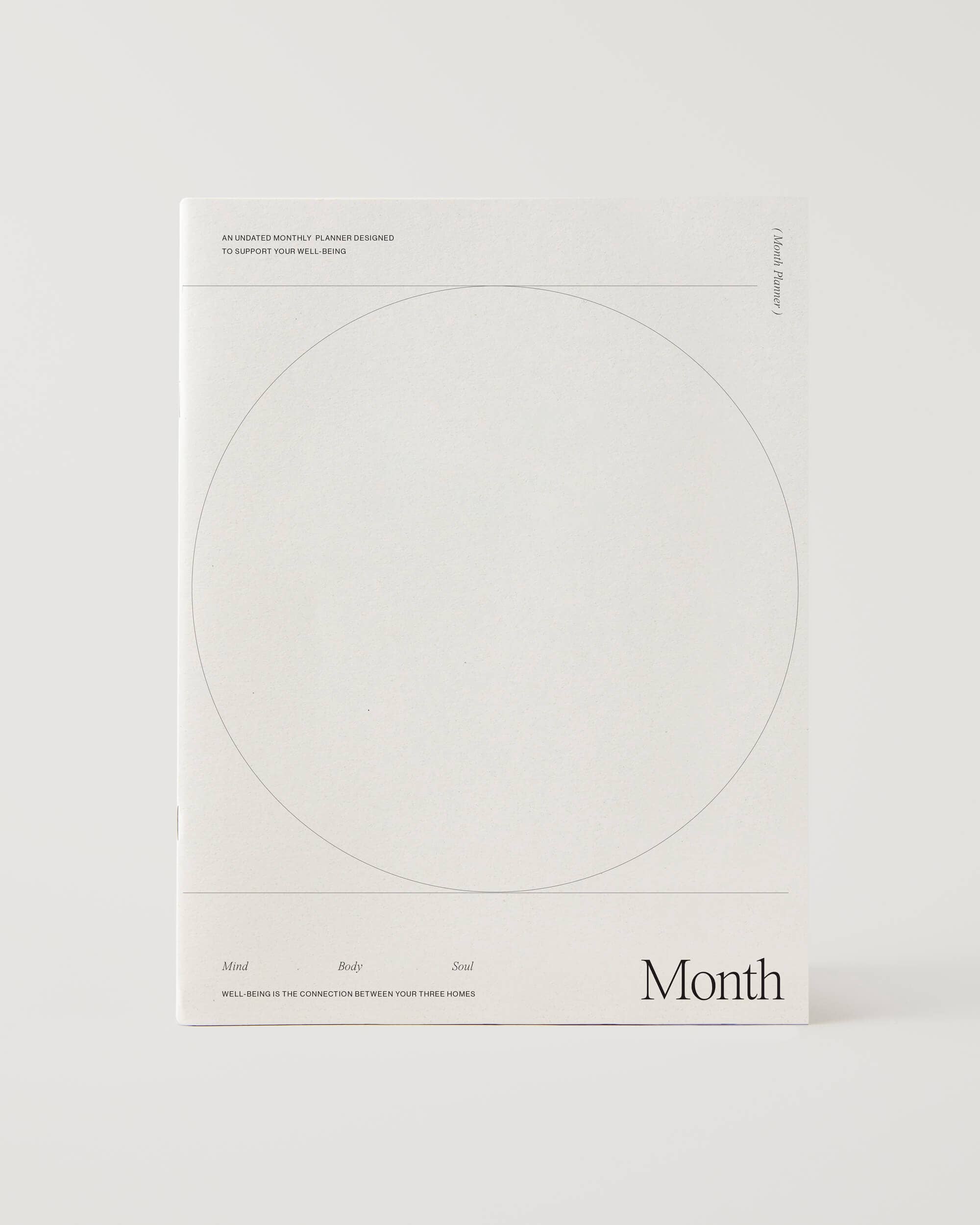 Minimalist Month Planner by Wilde House