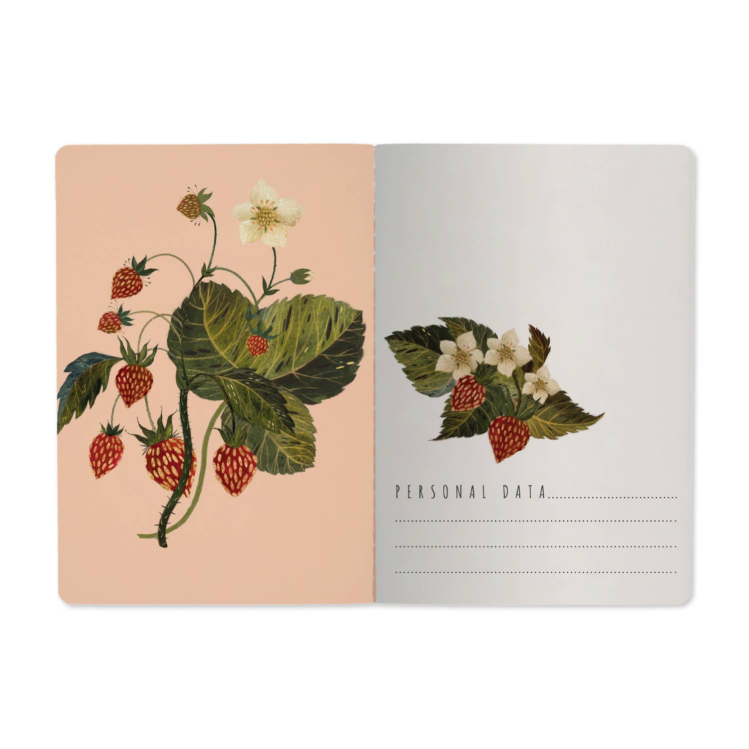 Wild Strawberry A5 Notebook