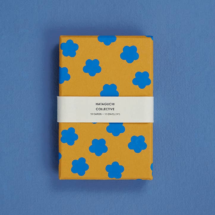 Box Card Set / Orange Flower