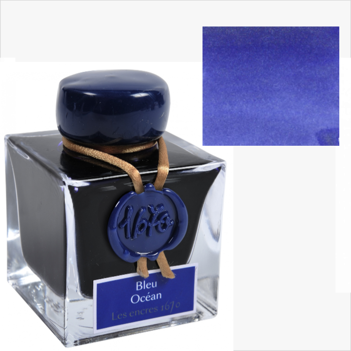 Herbin 1670 Ink with Gold Shimmer / 50ml / Various Colors