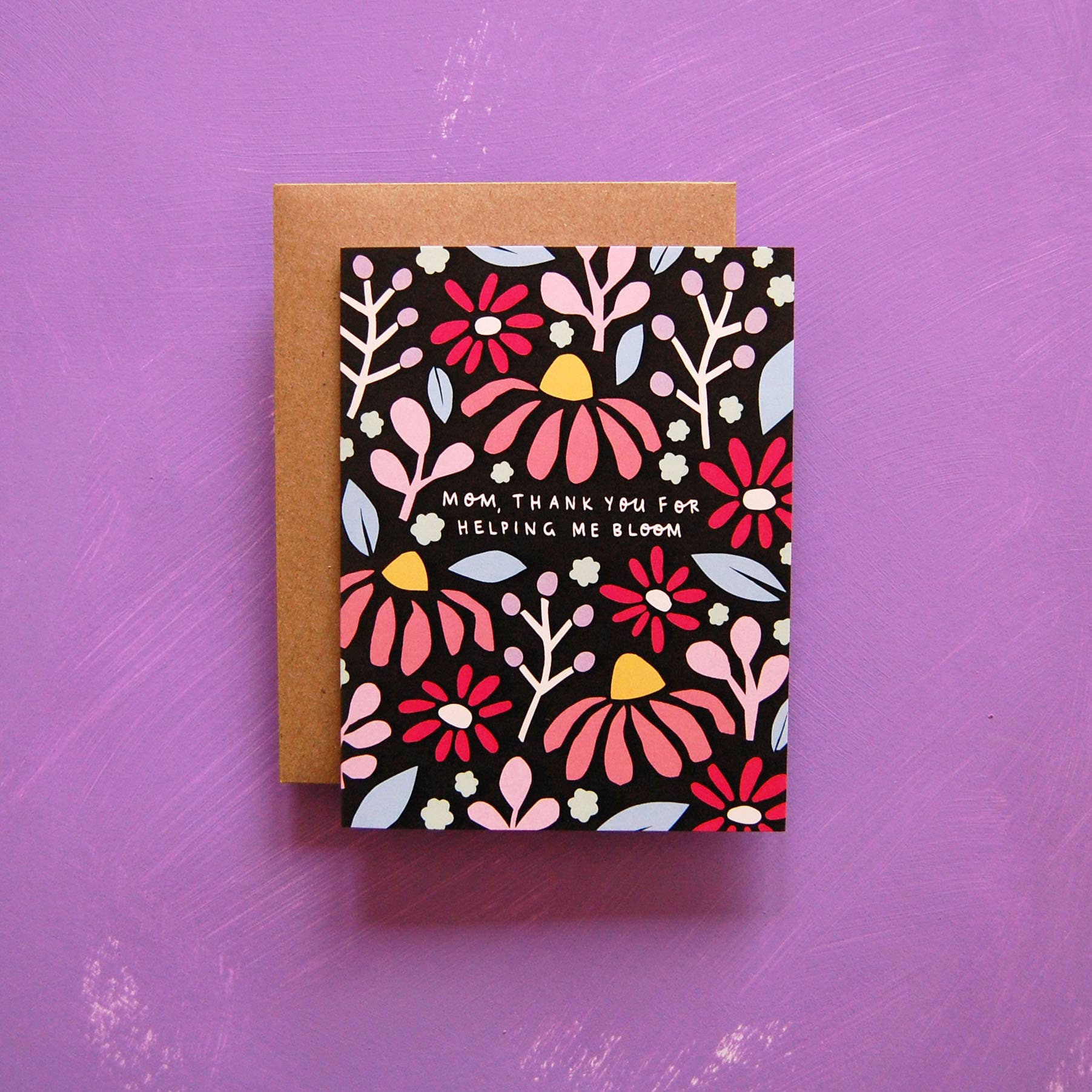 Thank You For Helping me Bloom Card