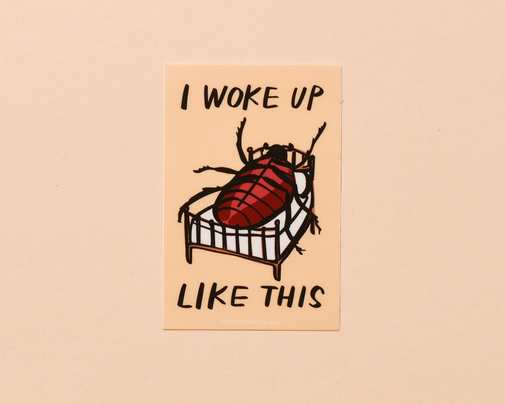 Woke Up Like This Kafka Sticker