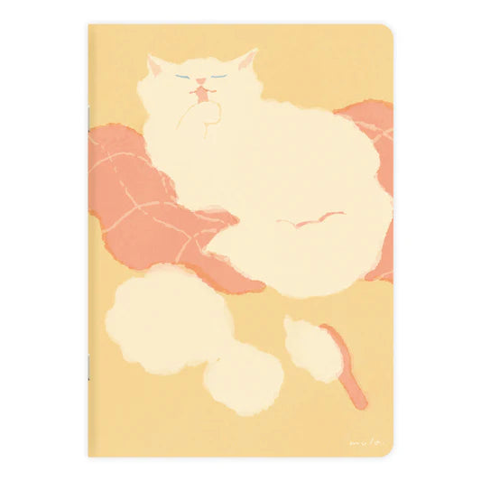 RYU-RYU x mula / A5 Notebook / Cat Cotton Candy Shop
