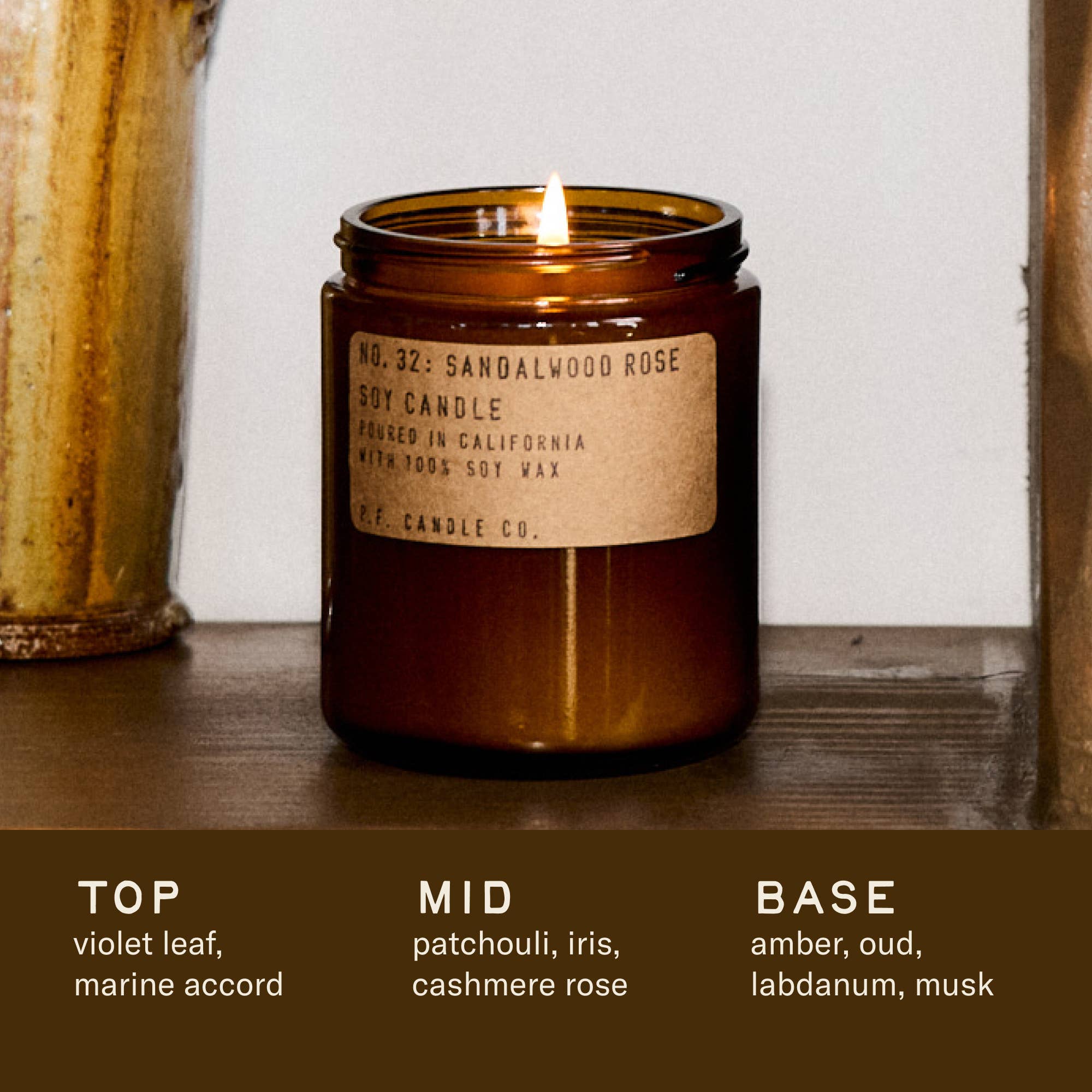 Sandalwood Rose Candle