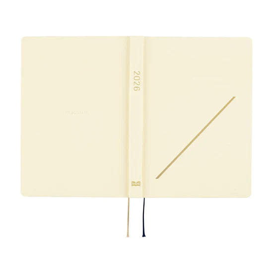 Hobonichi Techo 2026 HON A6 / Slash Ivory (Orders Start Aug 31st @ 10pm ET)