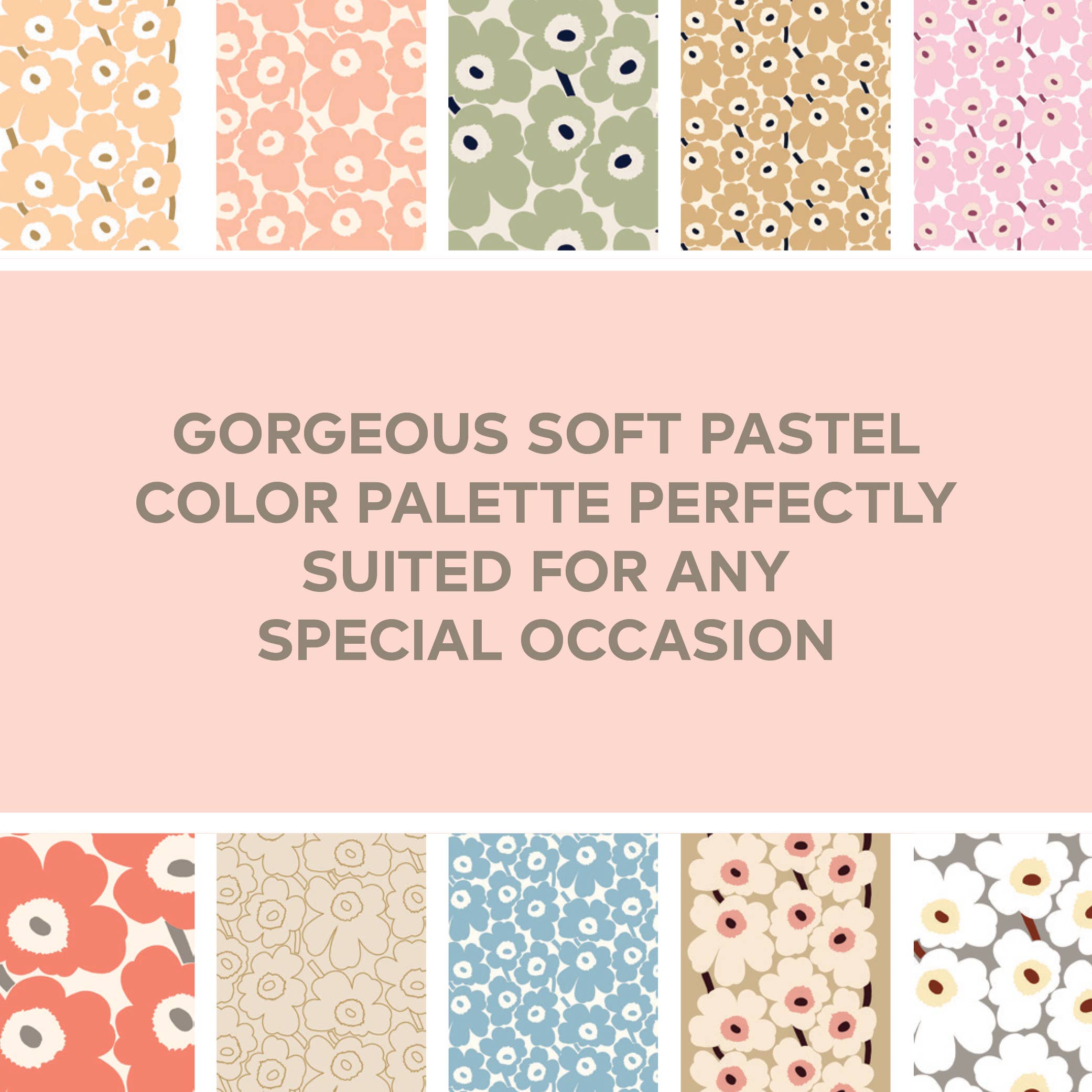 Marimekko Note Cards / Pastels