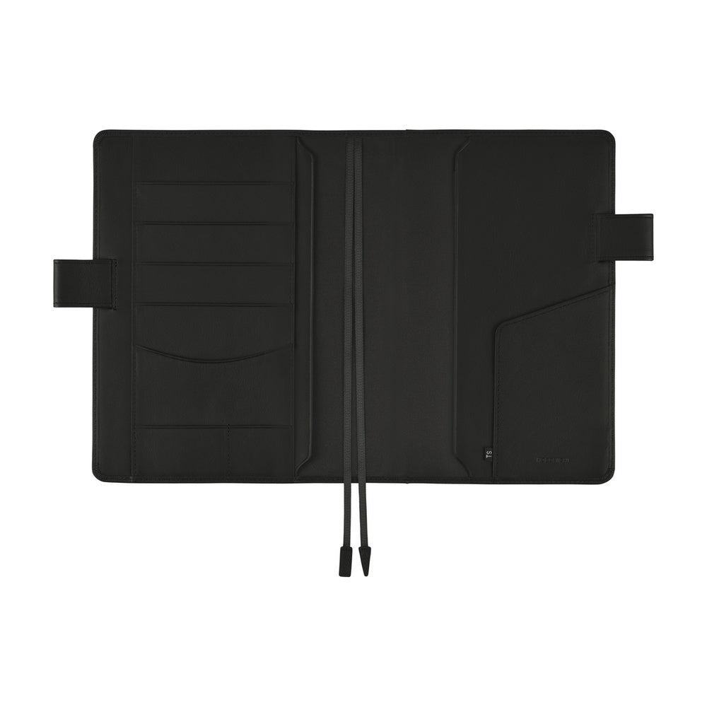 Hobonichi Techo Cover / A5 / Leather: TS Basic - Black