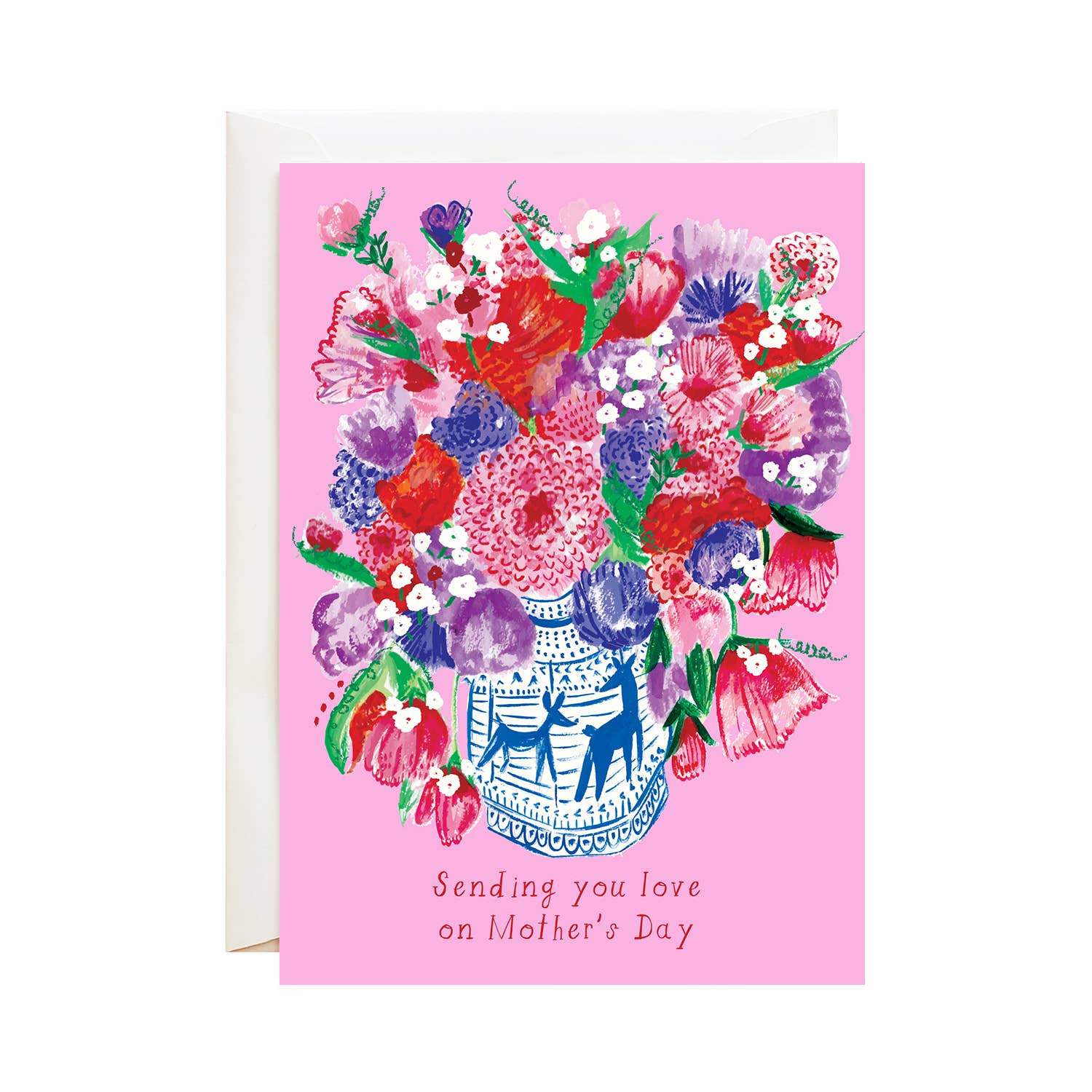 Mum's Bouquet - Mother's Day Greeting Card