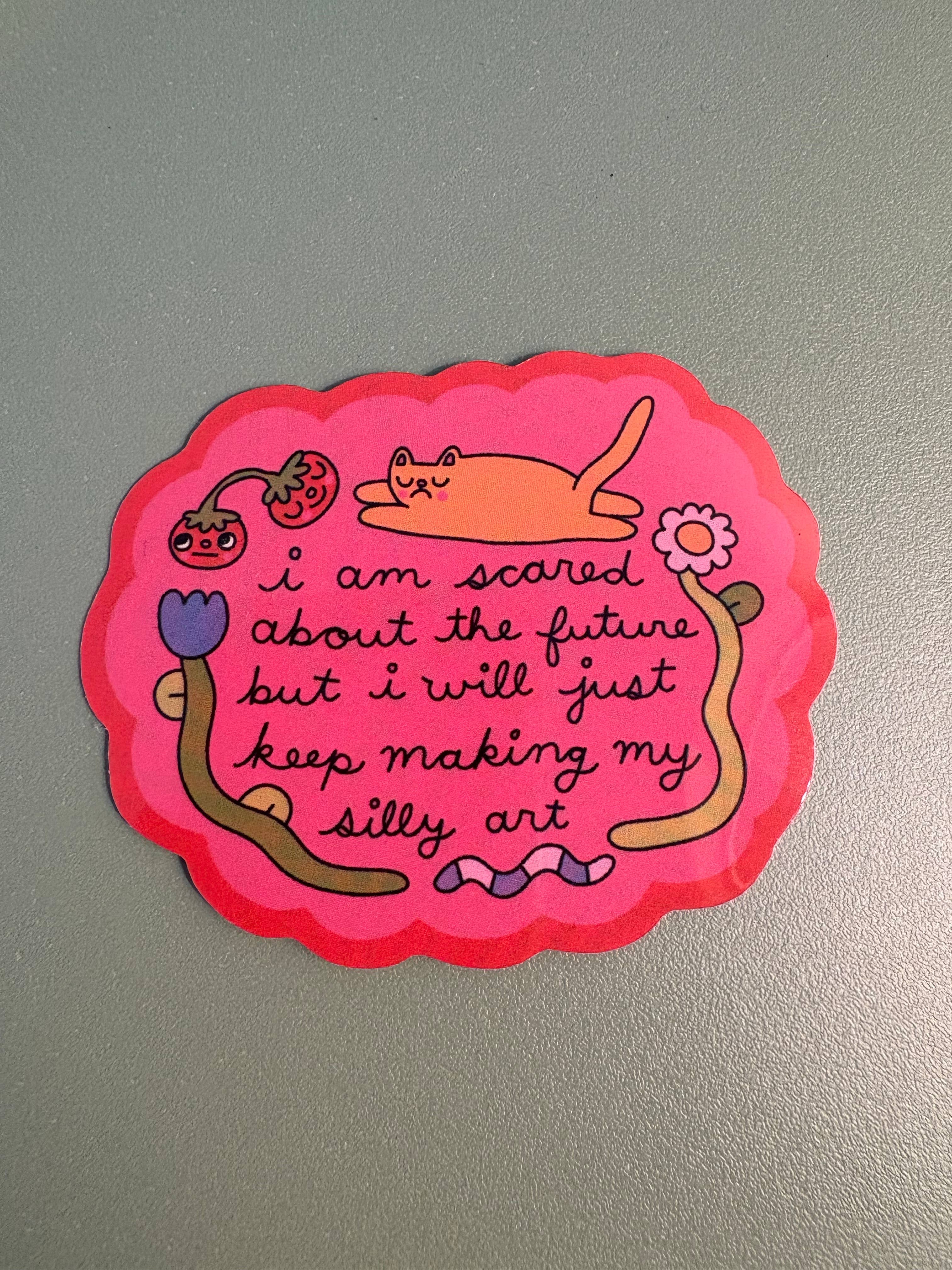 "Silly Art" Sticker
