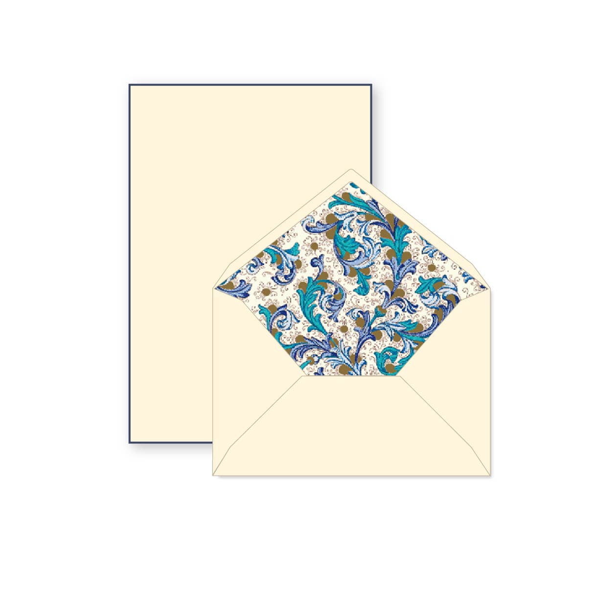 Rossi 1931 100% Cotton Bordered Writing Sheets Letter Set