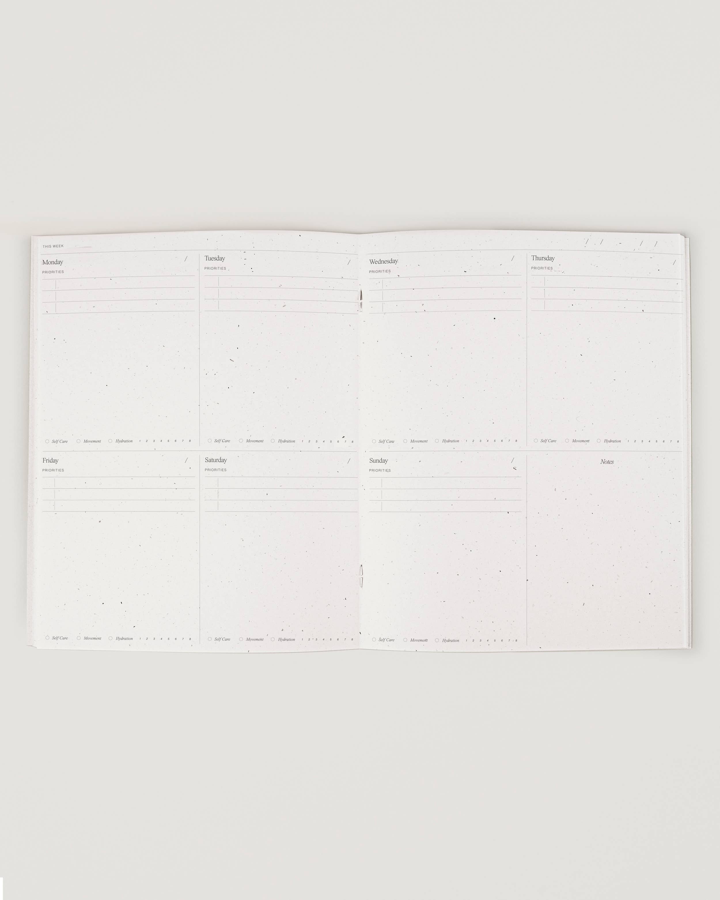 Minimalist Week Planner by Wilde House
