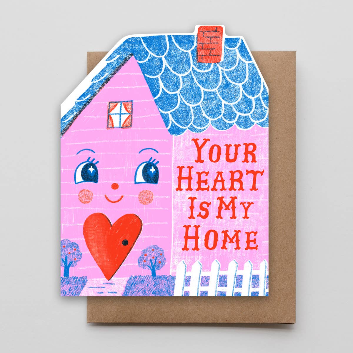 Your Heart is My Home Letterpress Card