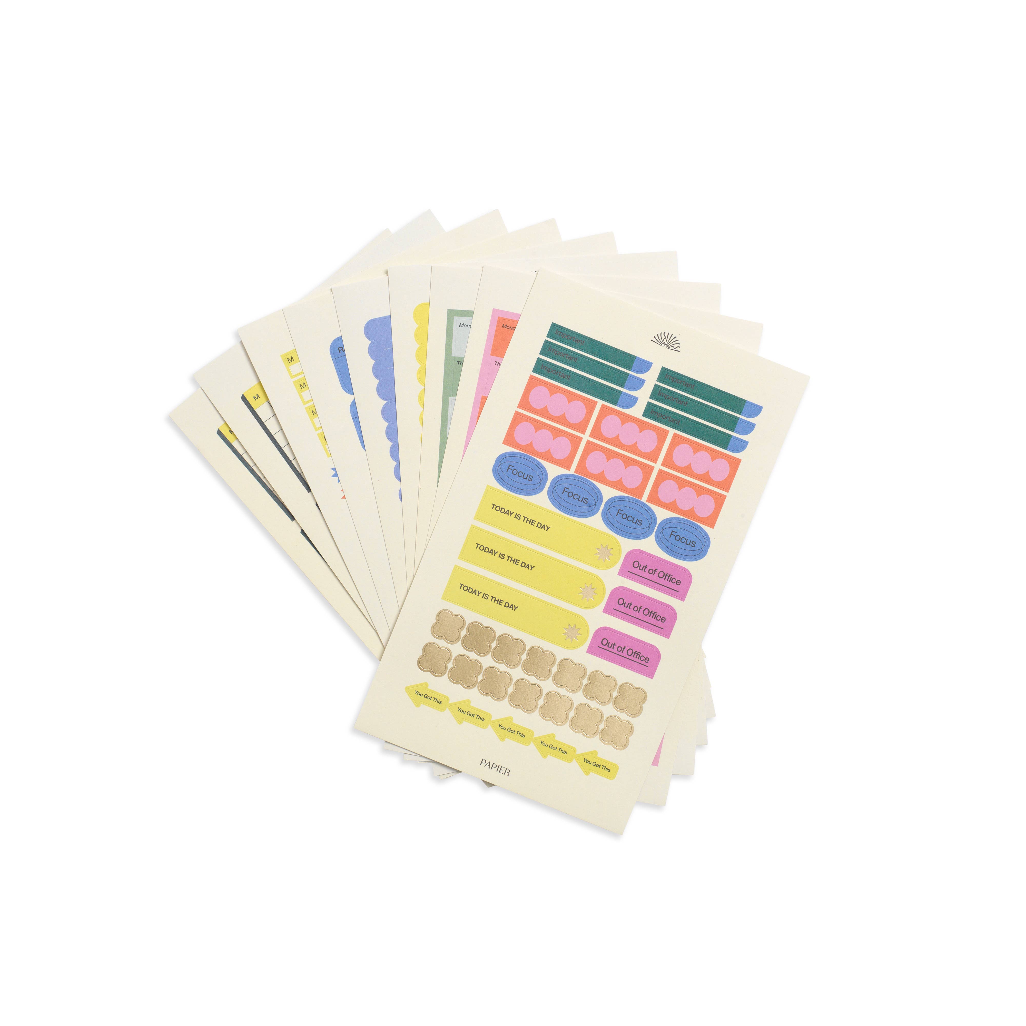 Productivity Stickers Set
